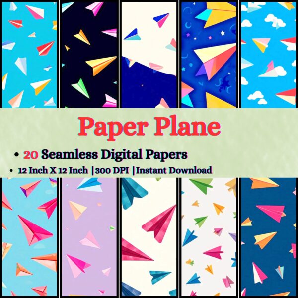 Paper Airplane Digital Pattern Texture,Instant Digital Download,Digital Fabrics Pattern.,Digital Pattern Texture,Printable Pattern Texture|#166_PT