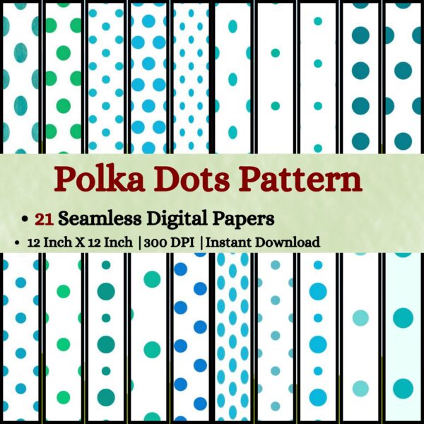Colorful Polka Dots Pattern Digital Pattern Texture,Instant Digital Download,Digital Pattern Texture,Printable Pattern Texture|#189_PT