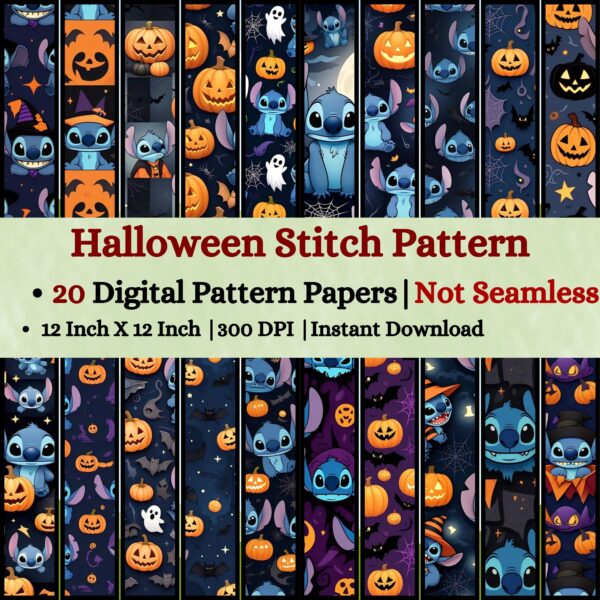 Halloween Stitch Digital Pattern Texture,Instant Digital Download,Digital Pattern Texture, Printable Pattern Texture|#234_SP