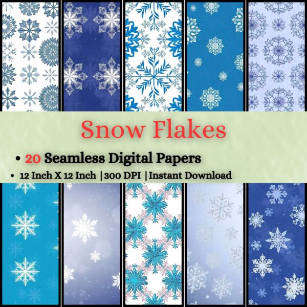 Winter snowflakes Digital Pattern Texture,Instant Digital Download,Digital Fabrics Pattern,Digital Pattern Texture,Printable Pattern Texture|#150_PT