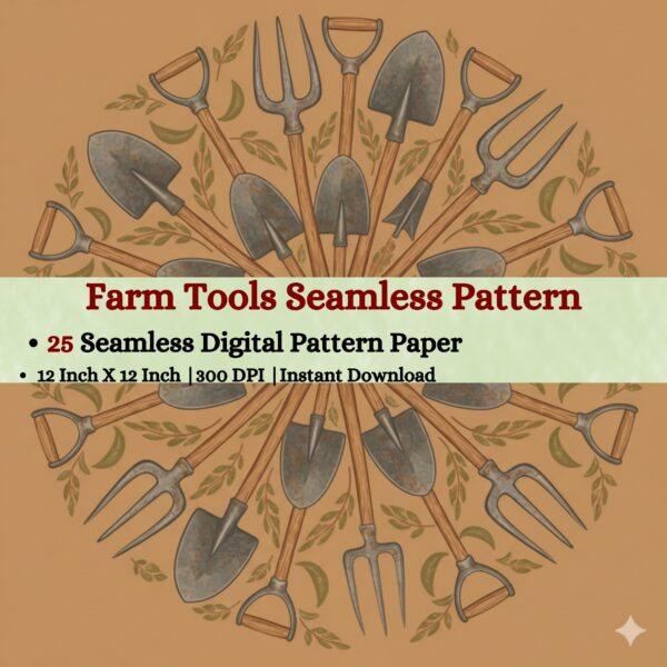 Farm Tools Digital Pattern Texture,Instant Digital Download,Digital Fabrics Pattern,Digital Pattern Texture,Printable Pattern Texture|#24_SP