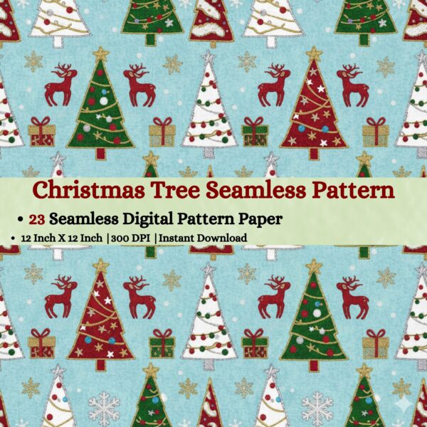 Christmas Trees Digital Pattern Texture,Instant Digital Download,Digital Fabrics Pattern,Digital Pattern Texture,Printable Pattern Texture|#6_SP