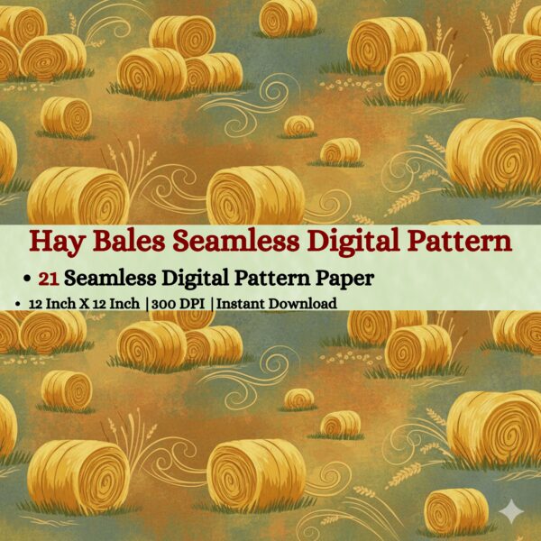 Hay Bales Digital Pattern Texture,Instant Digital Download,Digital Fabrics Pattern,Digital Pattern Texture,Printable Pattern Texture|#2_SP